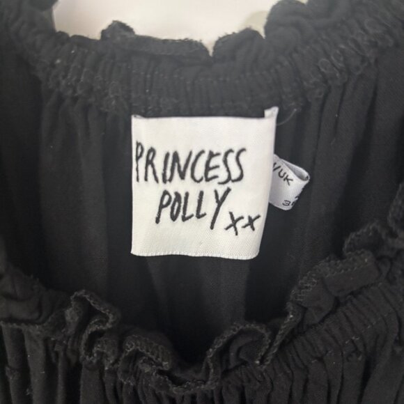 Princess Polly The Love Galore Romper Black Size 4 - Picture 4 of 6